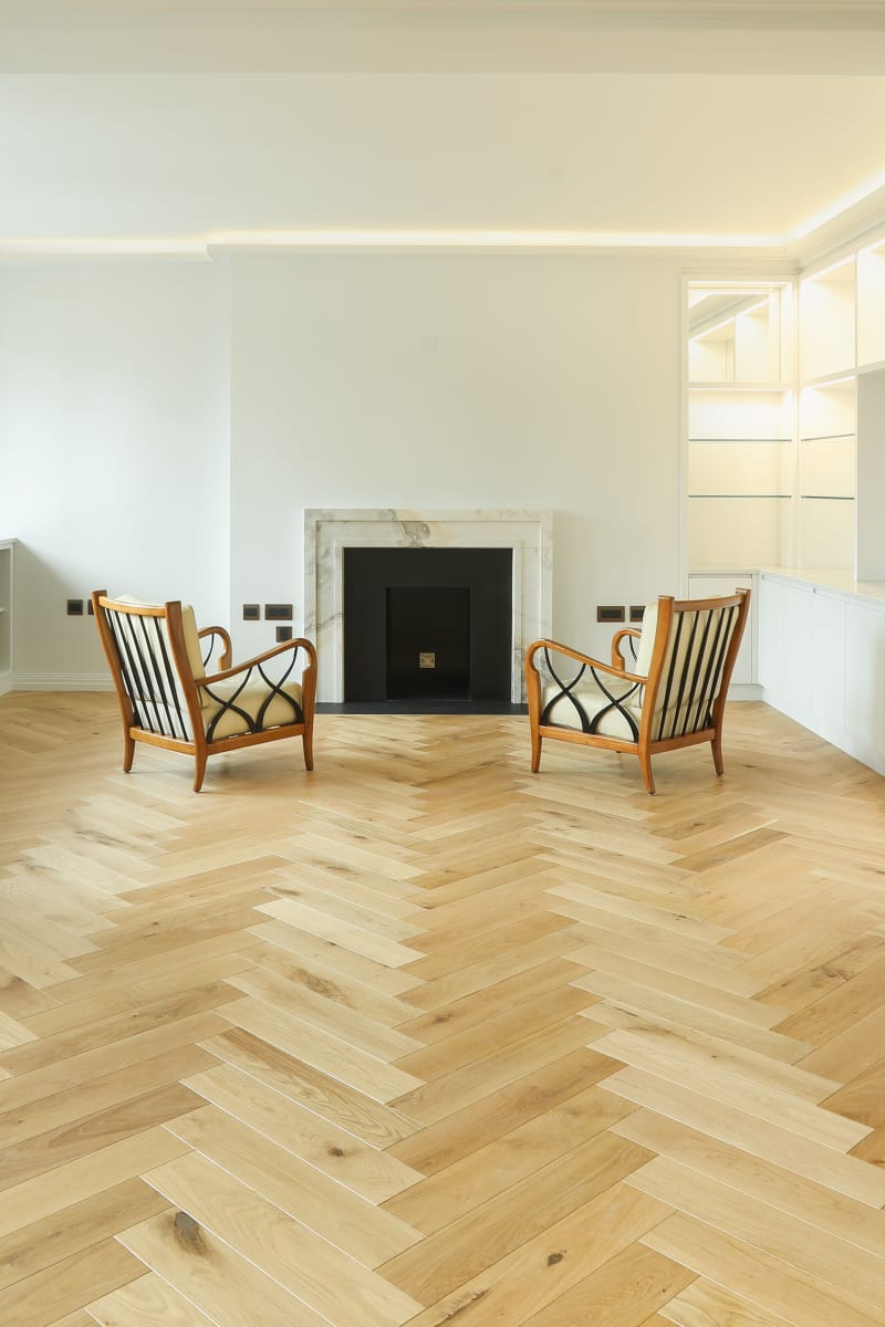 Honey coloured Cedro herringbone